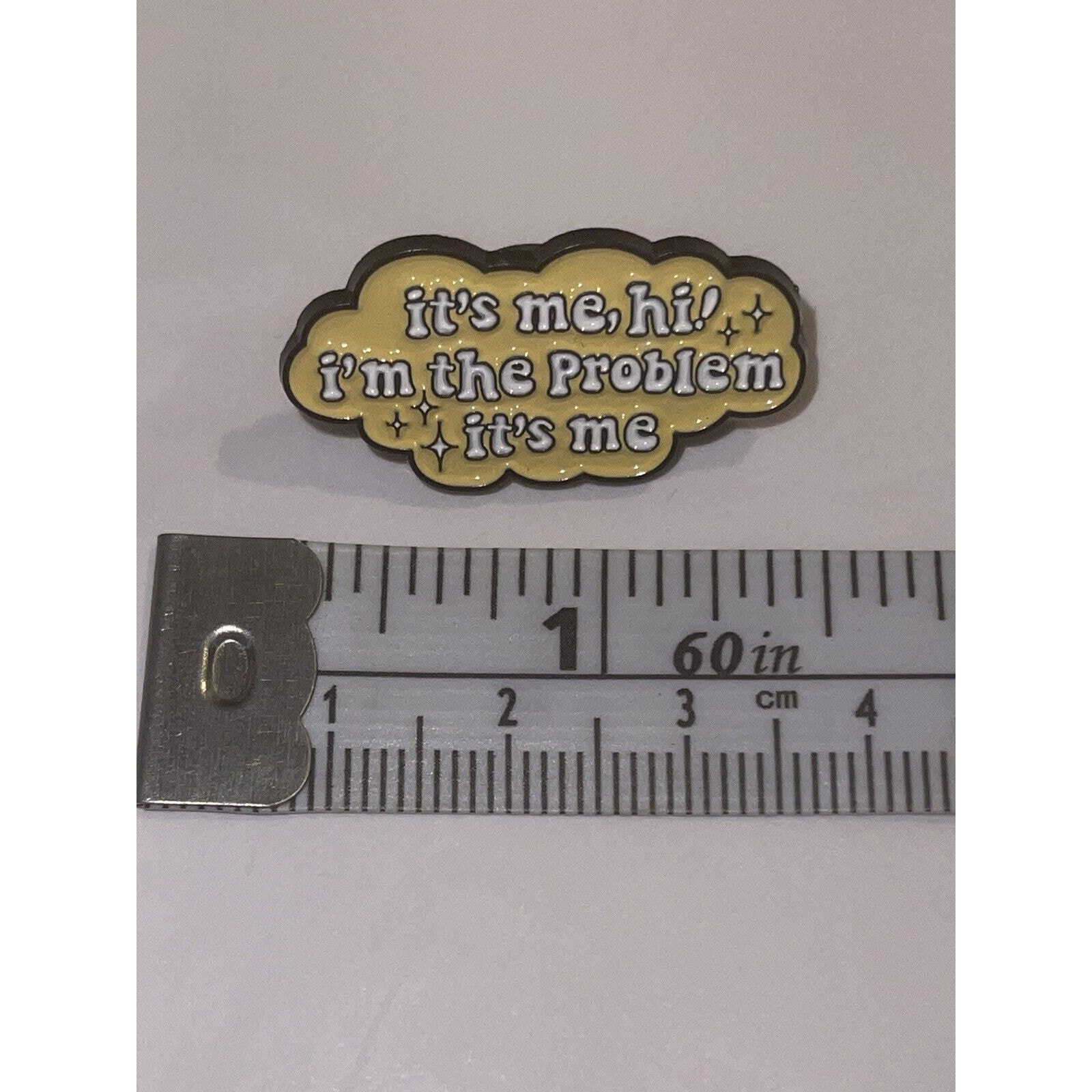 It’s Me Thought Bubble I’m The Problem Pin Brooch